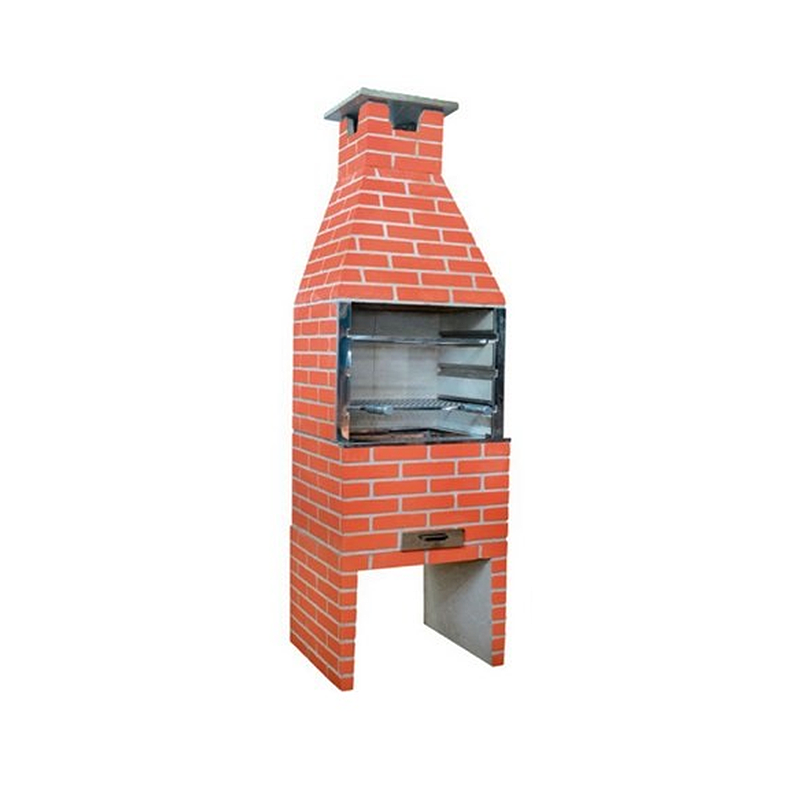 Churrasqueira pré-moldada refratária para área gourmet